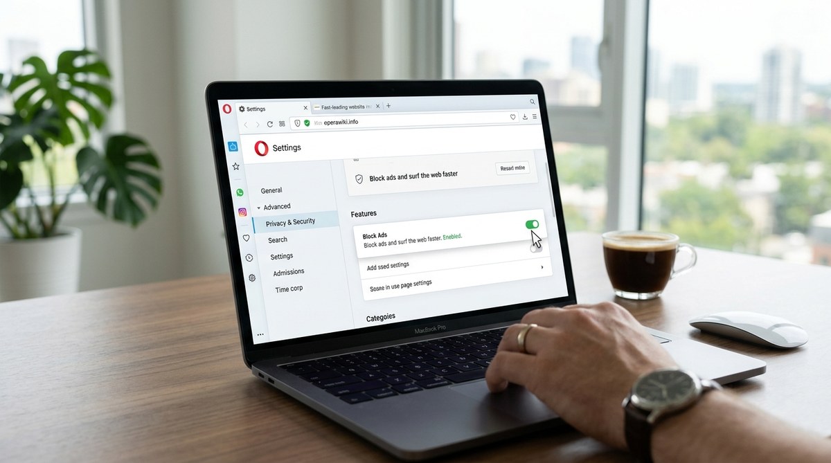 How to Enable Opera's Built-in Ad Blocker for Faster Page Loads