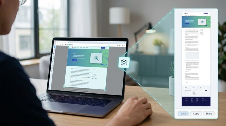How to Use Opera Browser’s Snapshot Tool to Capture Full-Page Screenshots