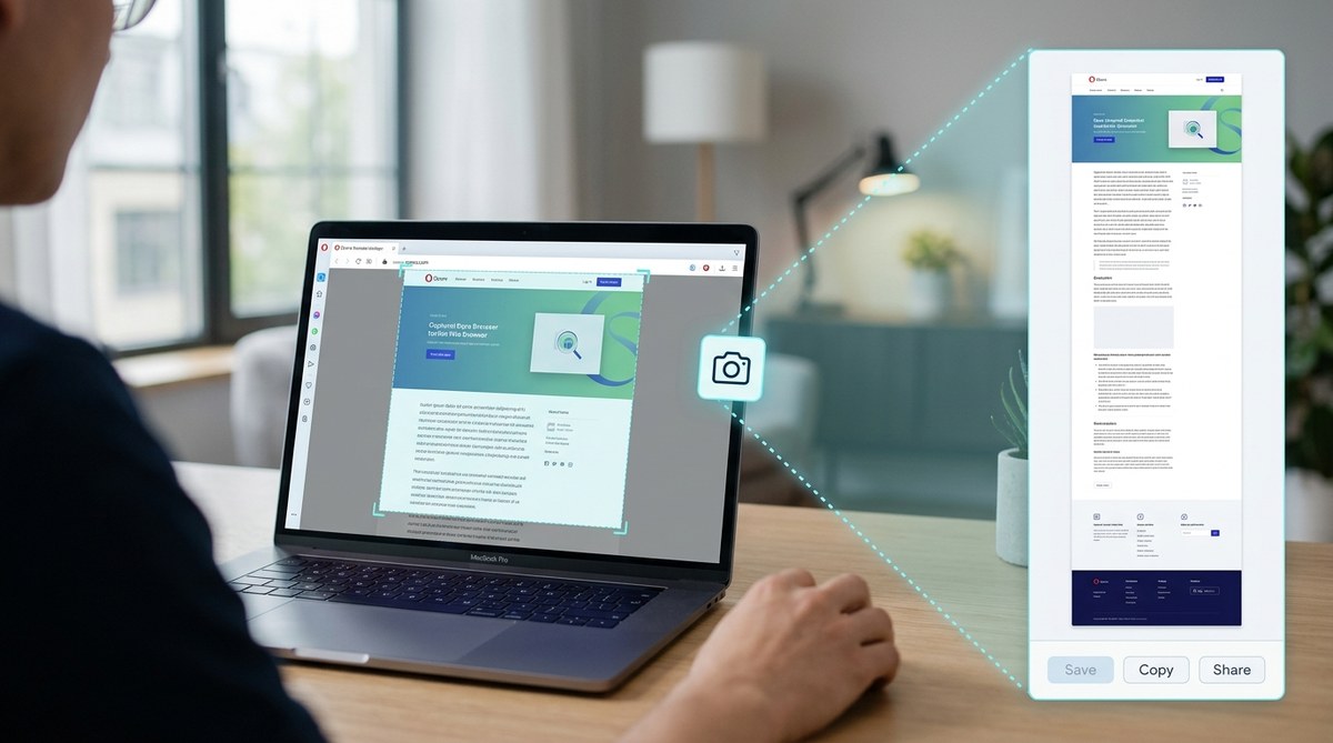 How to Use Opera Browser’s Snapshot Tool to Capture Full-Page Screenshots