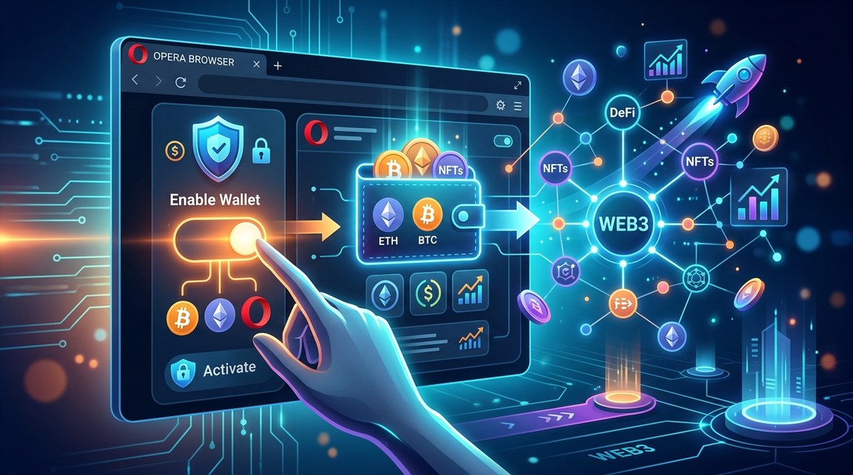 Enable Opera’s Crypto Wallet and Start Using Web3 Today