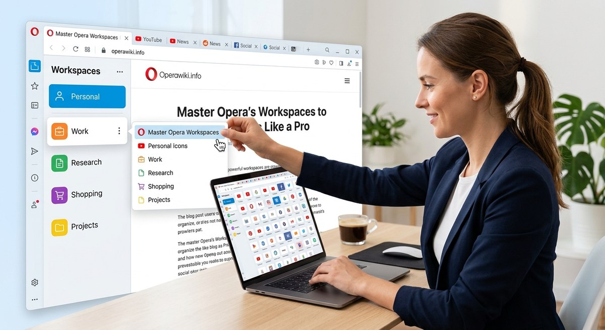 Master Opera's Workspaces to Organize Tabs Like a Pro